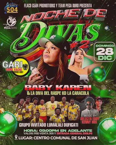 NOCHE DE DIVAS TE LO TRAE FLACO G X TEAM PEGA DURO