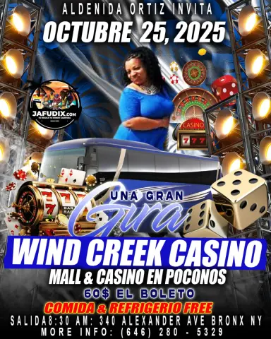 ALDENIDA ORTIZ GIRA A WIND CREEK CASINO