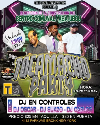 GRUPO KEBU NEW YORK TE LO TRAE  TOCAMACHO PARTY