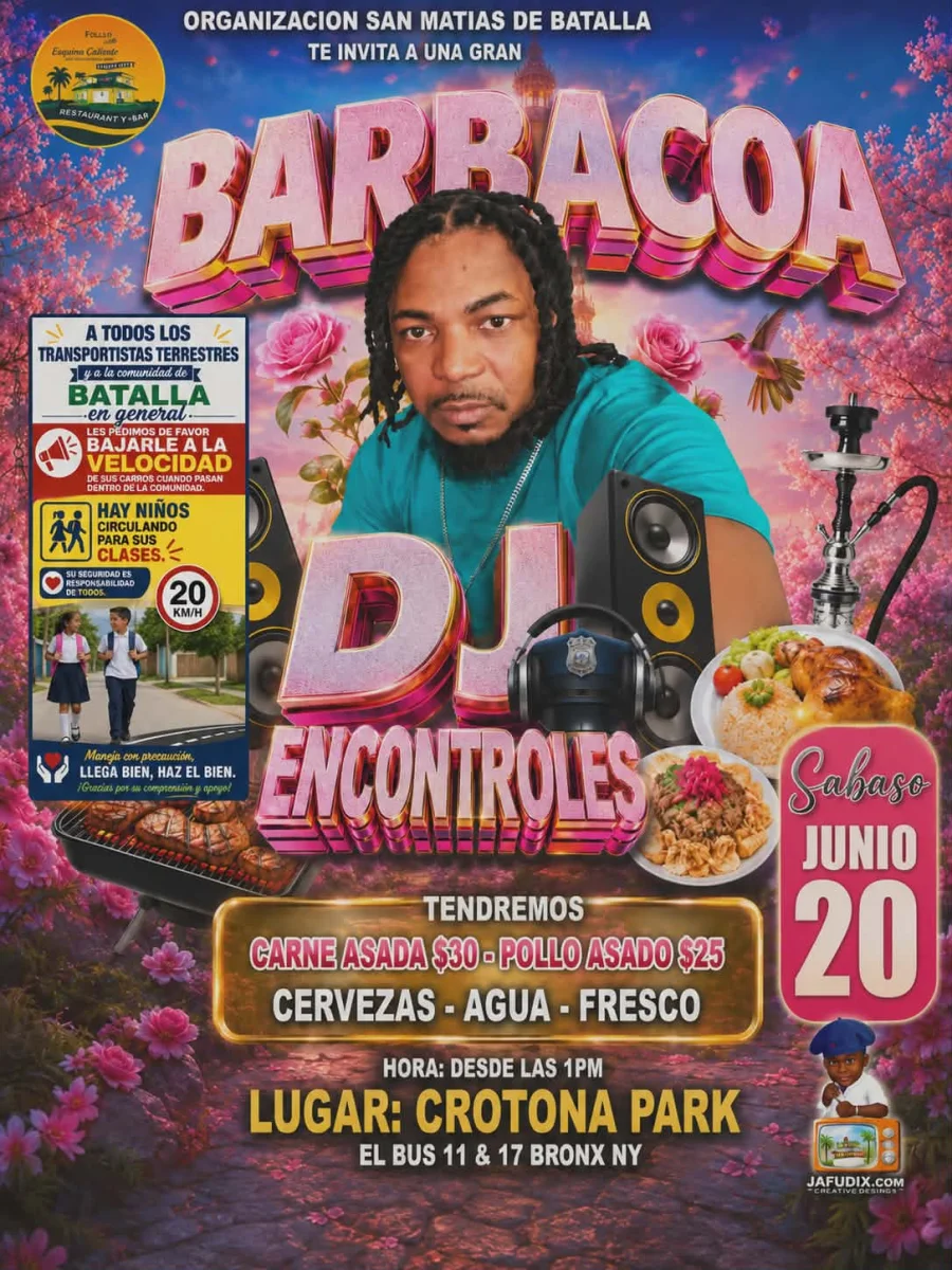 ORGANIZACION SAN MATIAS DE BATALLA TE INVITA A UNA GRAN BARBACOA