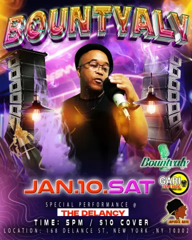 BOUNTYALY ON STAGE COMING SOON