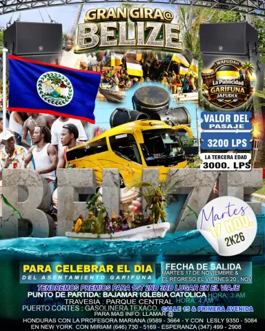 PARTE 2 GRAN GIRA A BELIZE DANGRIGA /CELEBRAR EL DIA DE LOS GARIFUNAS