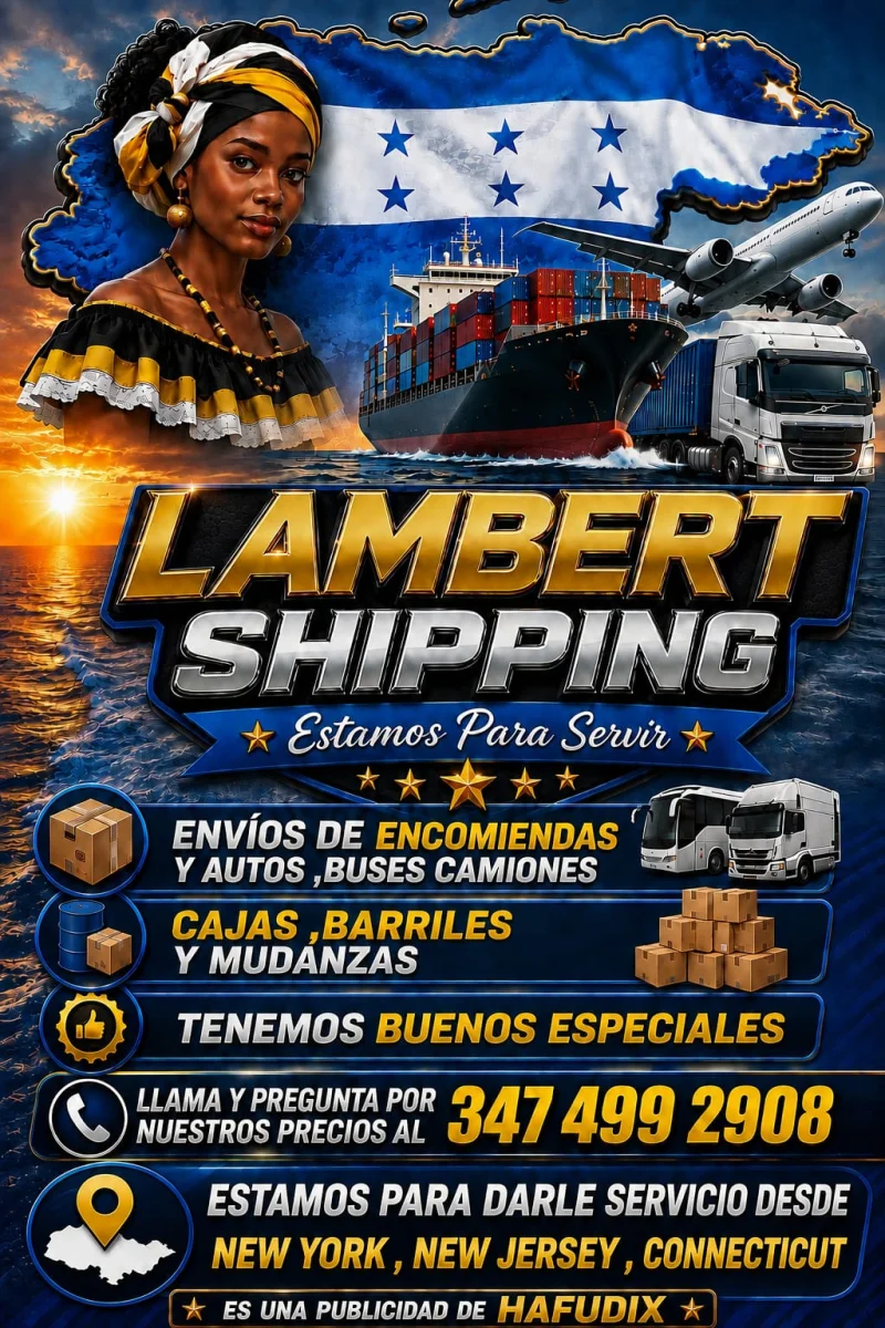 LAMBERT SHIPPING ENVIOS PARA HONDURAS