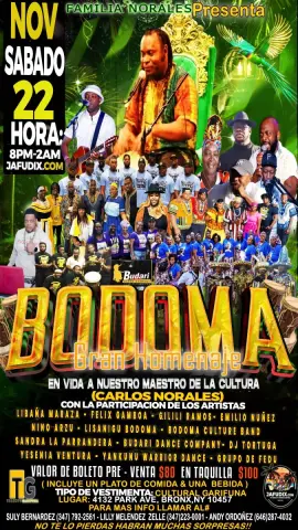 FAMILIA NORALES TE LO TRAE GRAN HOMENAJE A BODOMA