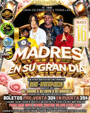 CIELO Y CIELA PRESENTA  DIA DE LAS MADRES  EVENTO